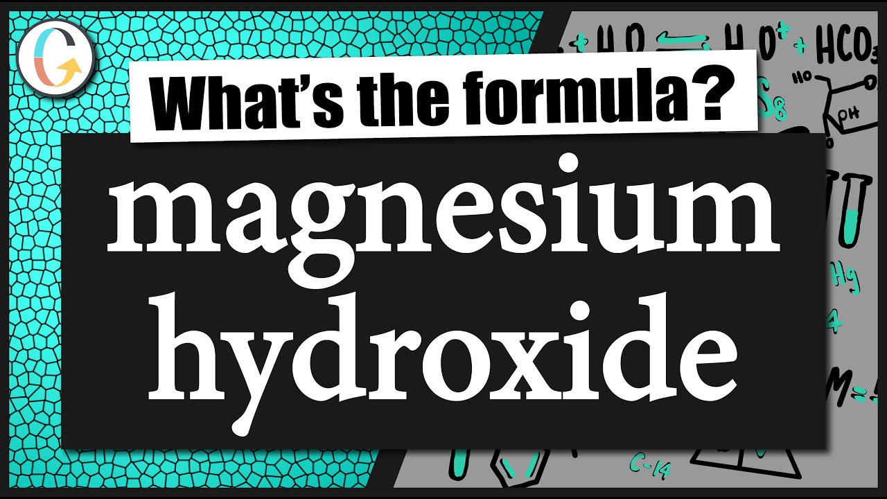 How to write the formula for magnesium hydroxide