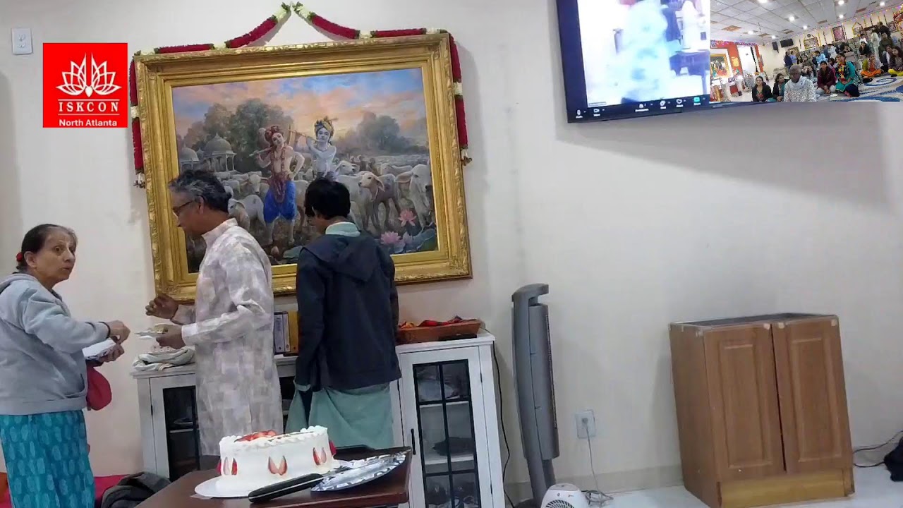 Iskcon north Atlanta Sunday feast February 1 2026