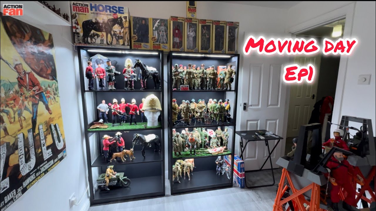 Moving my ACTION man collection ep1