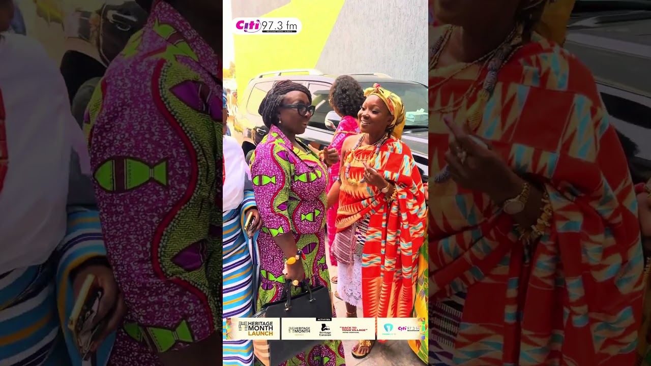 WATCH: Tourism Minister Dzifa Gomashie Arrives in Style for Heritage Month Launch! ✨🎉