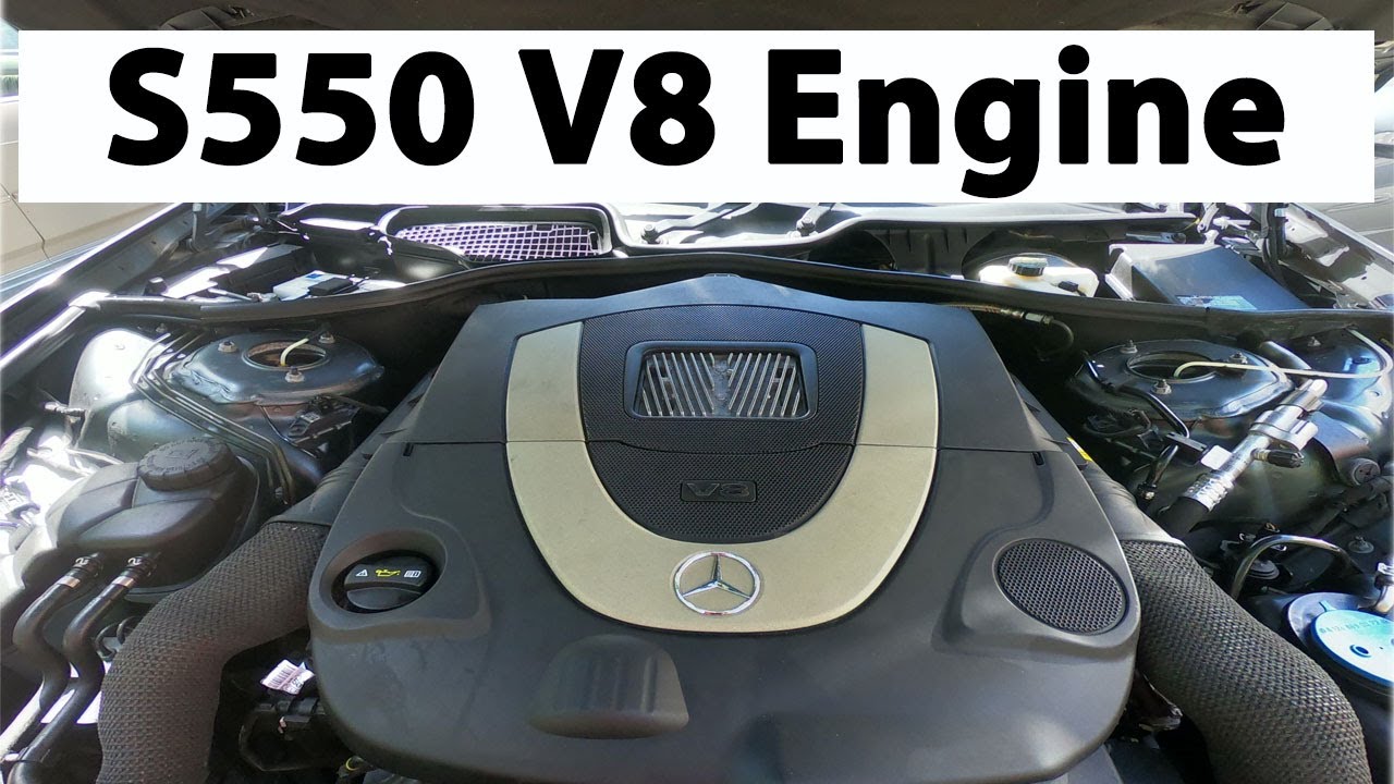 2008 Mercedes-Benz S550 V8 engine Review