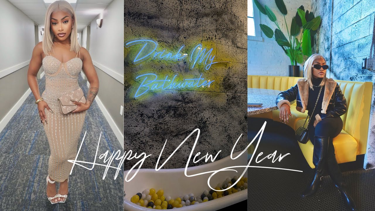HAPPY NEW YEAR! | out & about | quick cocktails and cozy night in | Petite-Sue TV