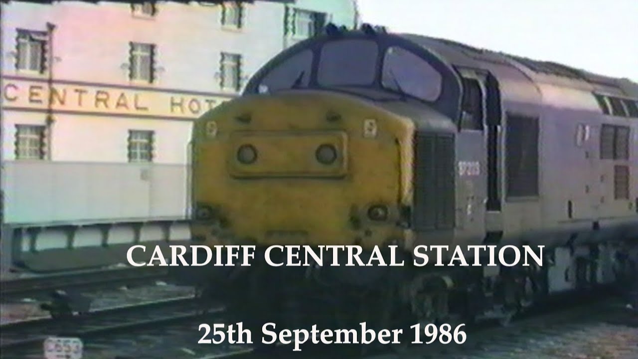 BR in the 1980s Cardiff Central Station in 1986