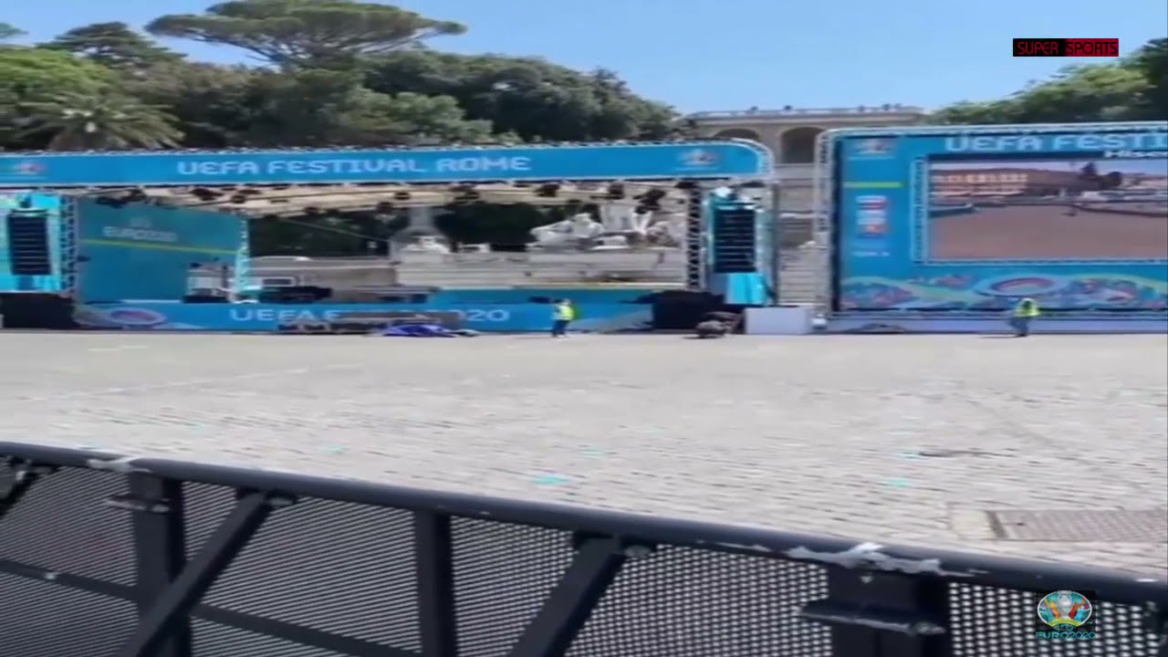 Euro 2020 preparations,  Rome fan zone