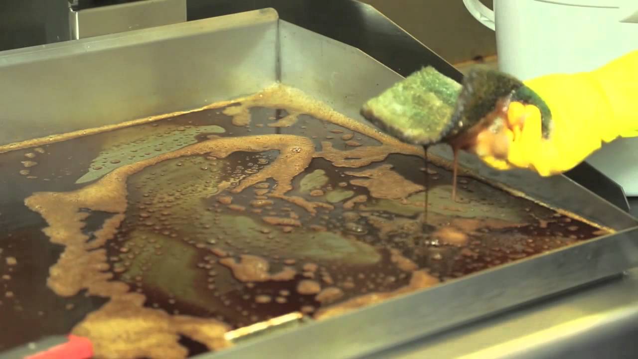 Lincat Opus 700 Clam Griddle Cleaning