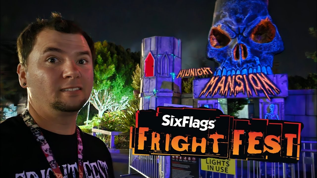 Six Flags Discovery Kingdom's Fright Fest 2023, Busy night in the park, FULL staff.