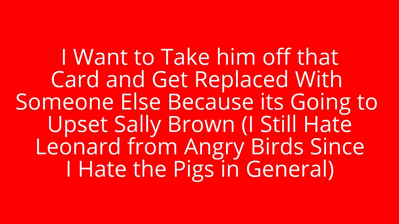 Question (10)(Change in my Dead Meat Video)