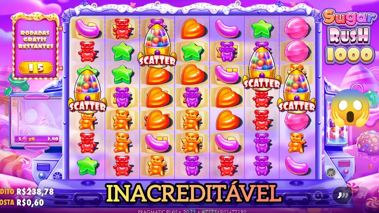 SUGAR RUSH SURPREENDEU COM DOIS RETRIGGER 😱 * FORRA INSANA * 