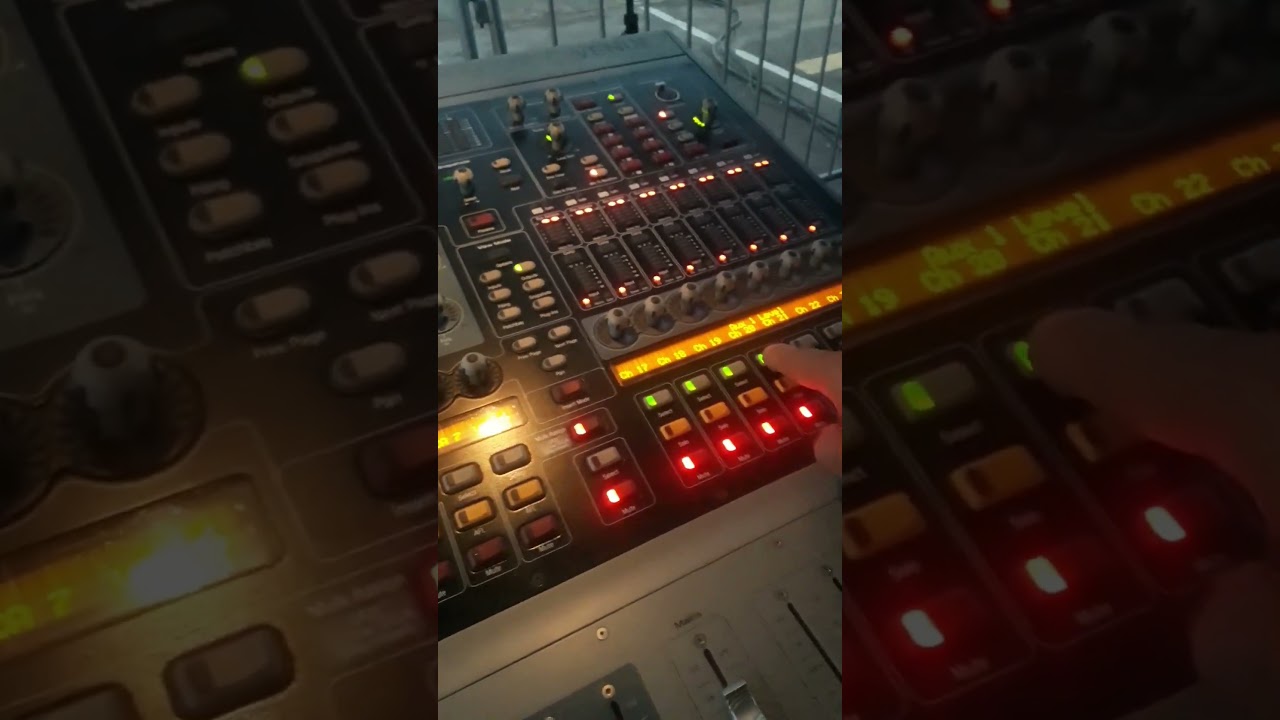 como configurar grupos dca na mesa de som digital avid venue mixrack
