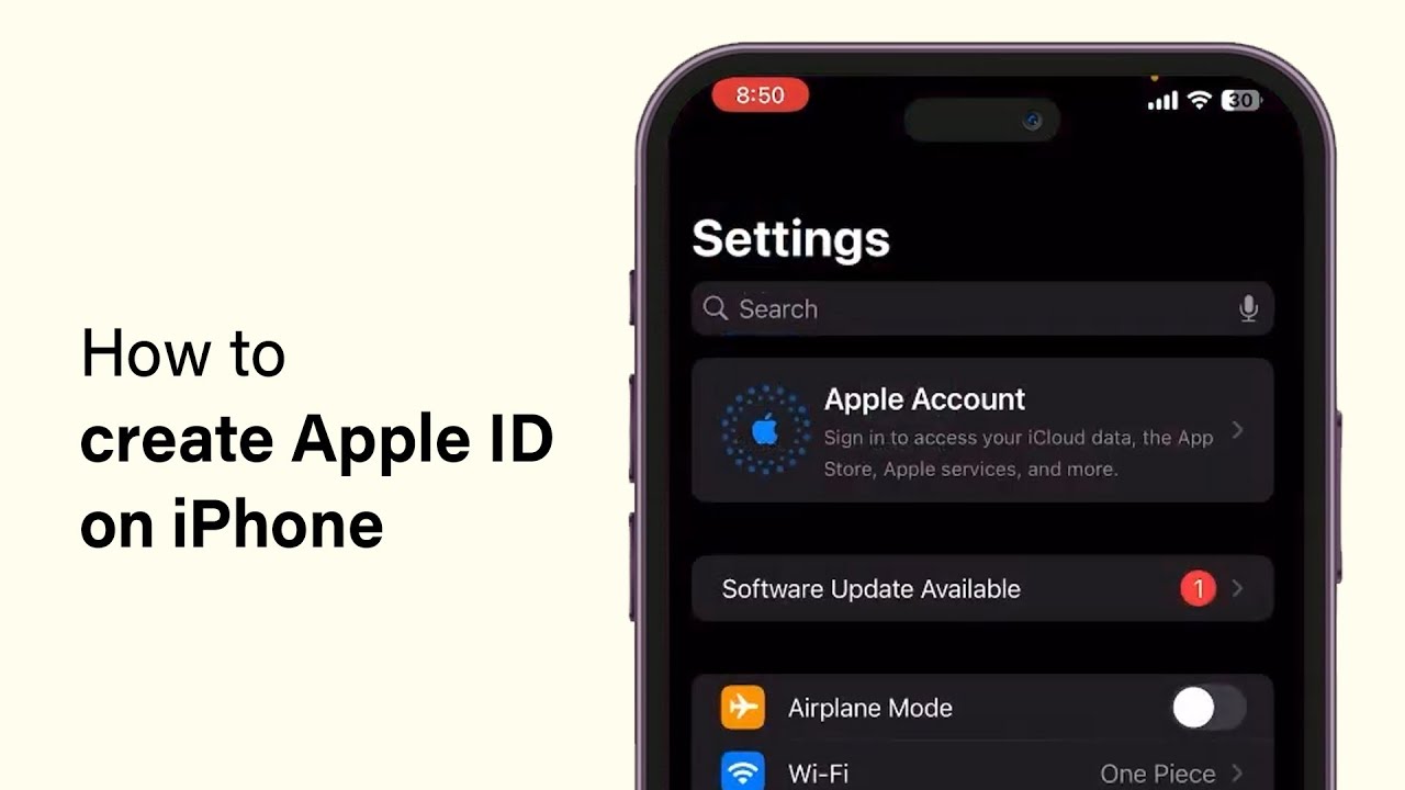 How To Create Apple ID On iPhone 2025 | Sign Up/Set Up Apple Account For iCloud, App Store