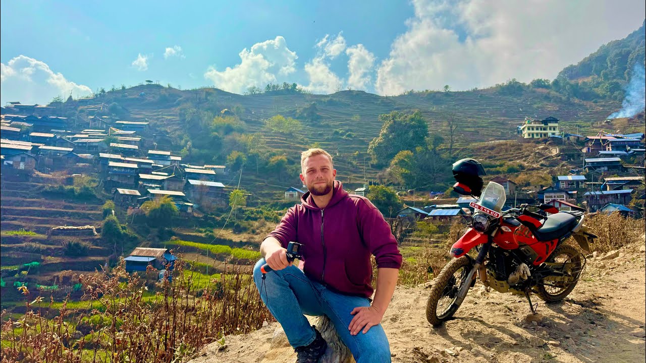 JackDai Vlogs - Riding Nepal&rsquo;s Most Dangerous Road? Gumda to Singla Gaun 🇳🇵🏍️