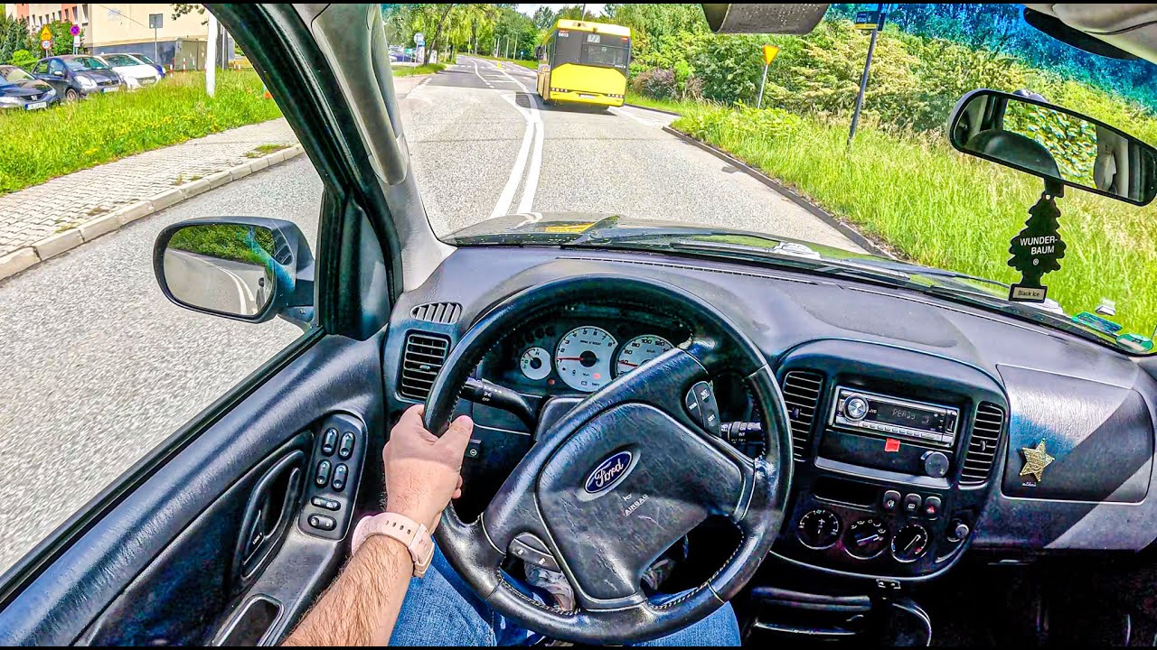 2003 Ford Maverick (2.0 124 hp) | POV Test Drive #2431 Joe Black