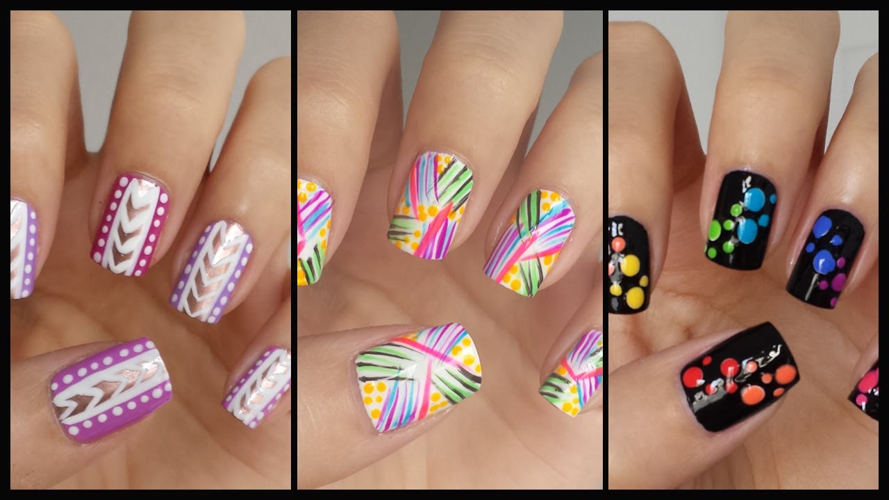 Easy Nail Art For Beginners!!! #13 | JennyClaireFox