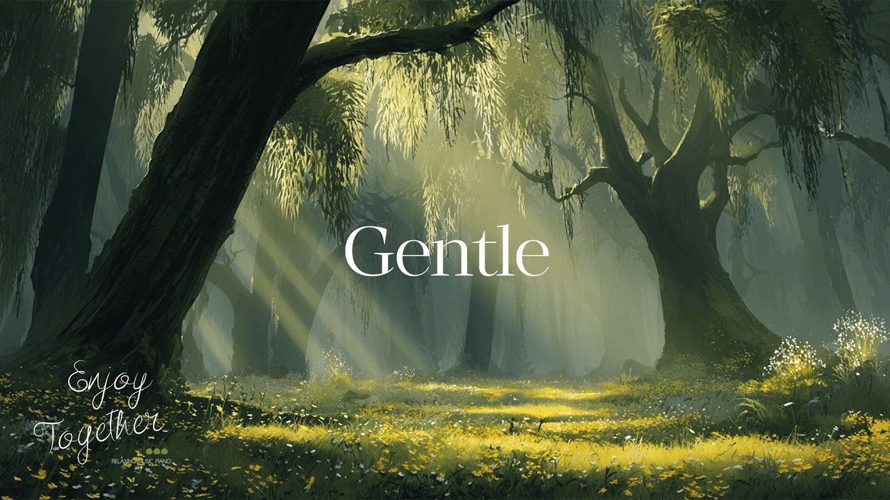 Gentle Calm Flows Quietly Through Your Thoughts. 🌸🍃 Allow softness to replace tension