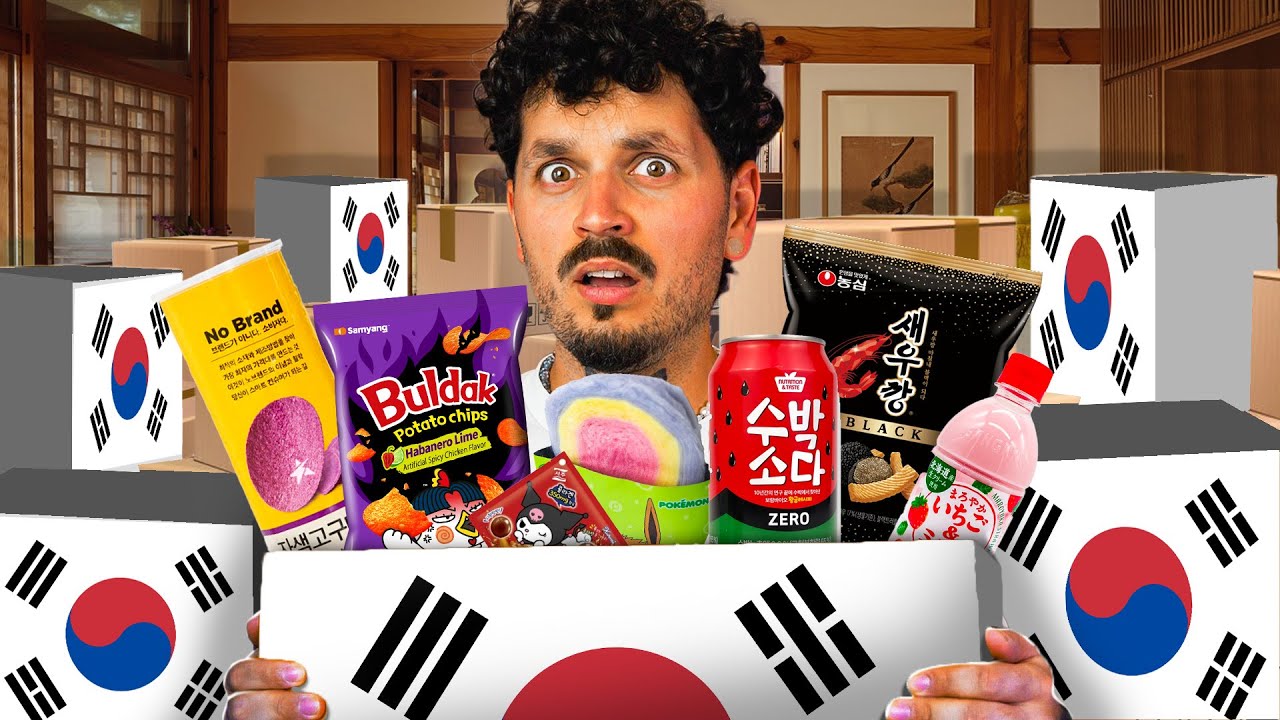 Je teste des snacks insolites coréen !