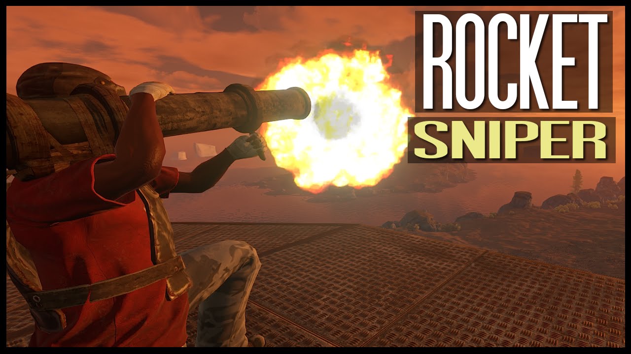 ROCKET SNIPER! (Rust) | rhinoCRUNCH
