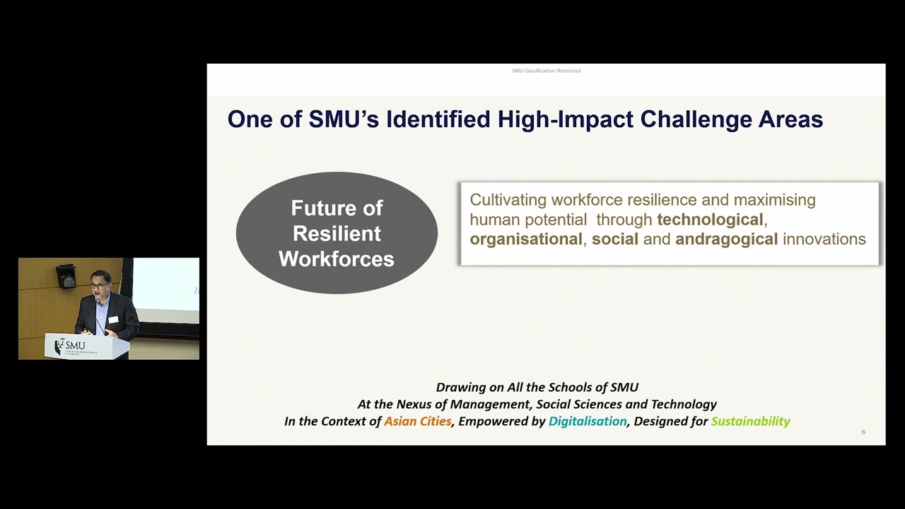MIT-SMU Resilient Workforces Symposium Archan Misra