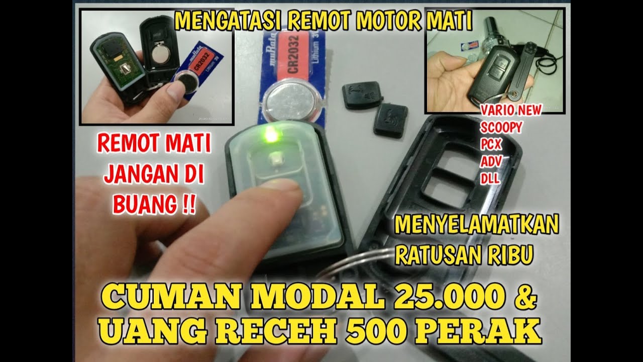 CARA MEMPERBAIKI REMOT VARIO 150 MATI/GAK NYALA