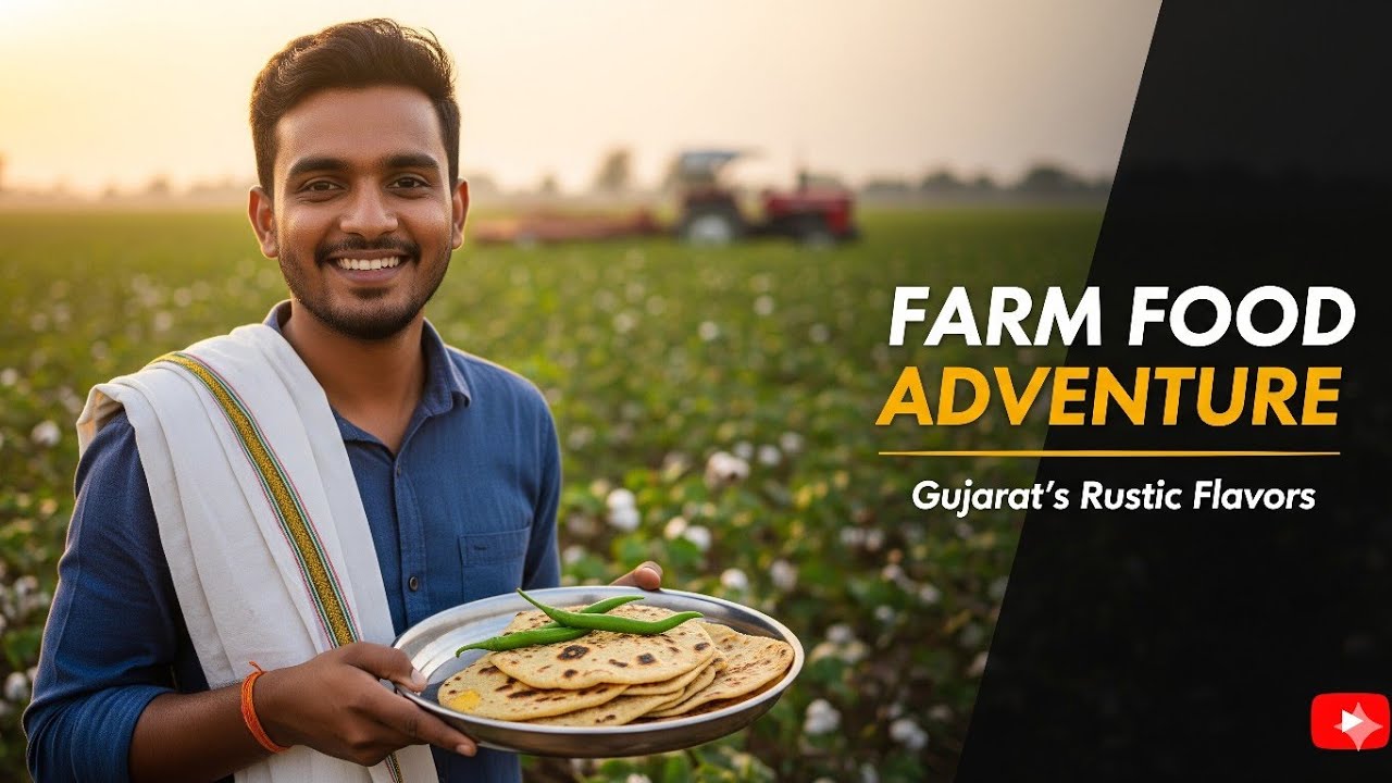 Desi Food & Farm Life! 🚜 (Village Vlog)""આજ નો દિવસ ખેતર માં! 😍