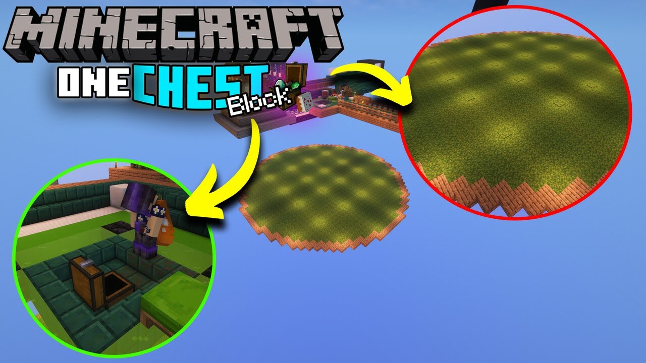 Minecraft HARDCORE na...ONE CHEST BLOCK!🎁 #6