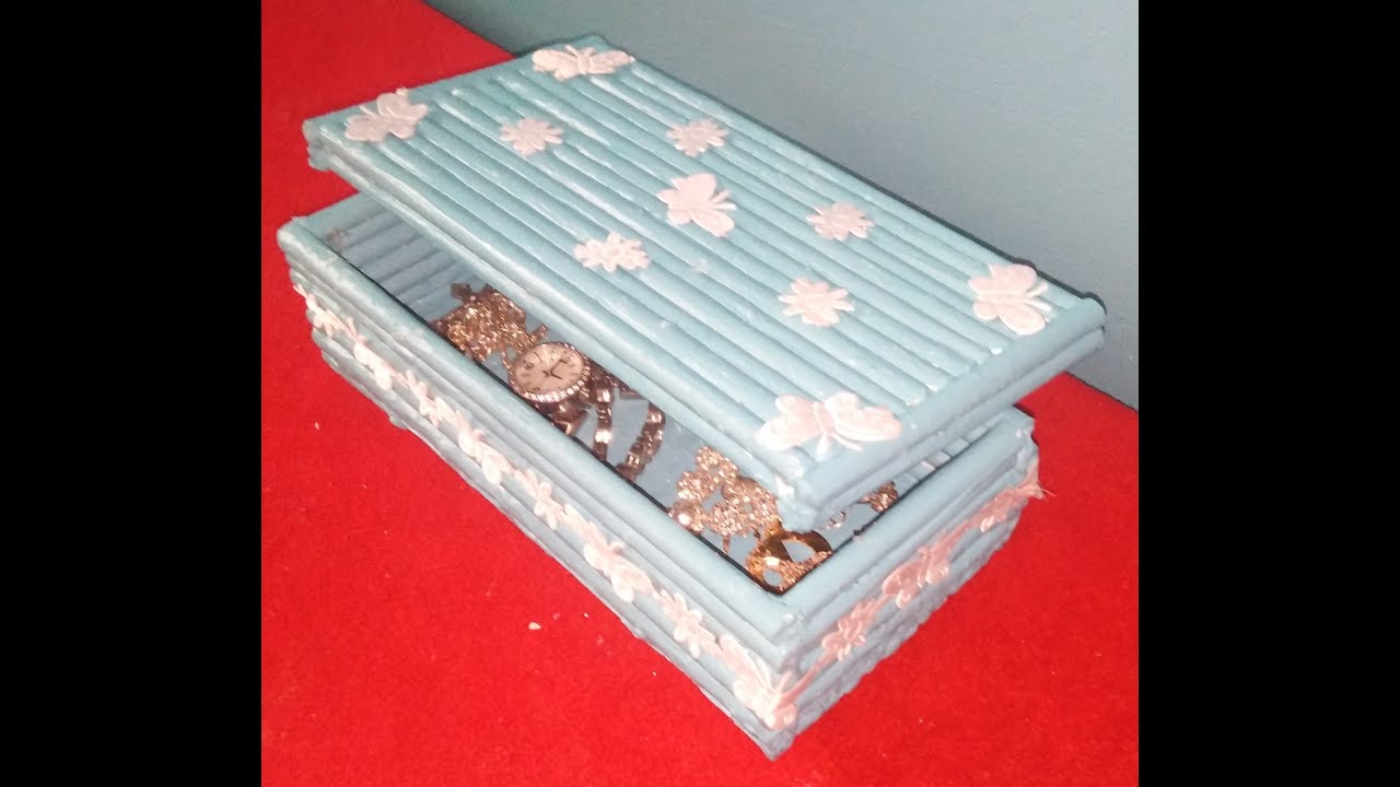 DIY- Cofre de papel periódico