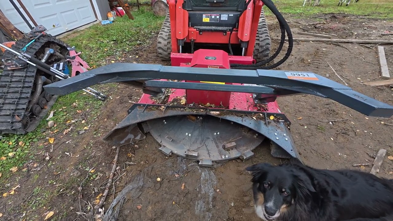 Landclearing with the #Raytree #RMDM70 #diskmulcher
