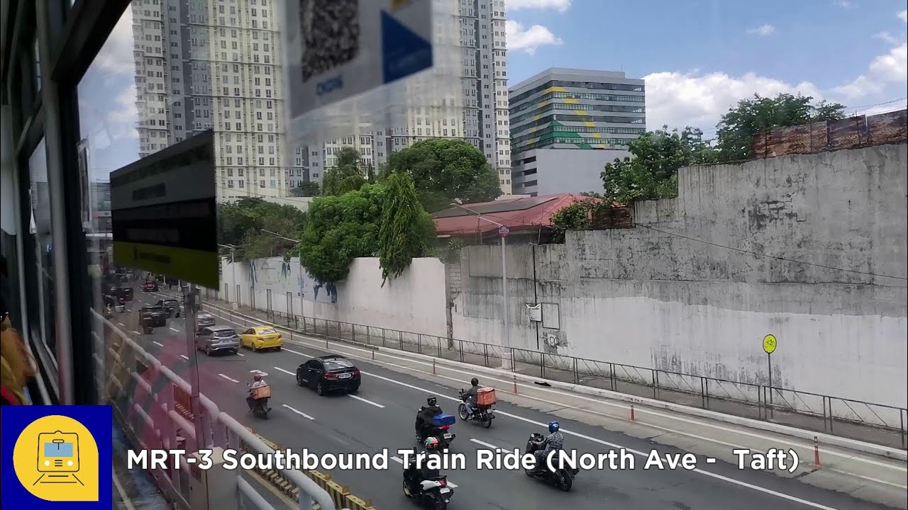 MRT-3 Southbound Train Ride (North Avenue - Taft) April 2022