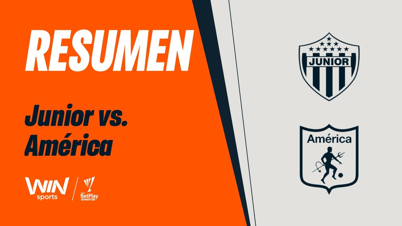 Junior vs. América (resumen y goles) | Liga BetPlay Dimayor 2025-2 | Cuadrangulares - Fecha 5