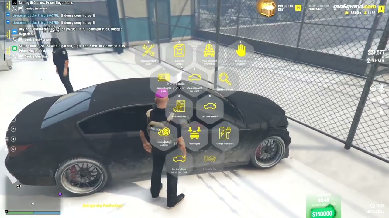 How to arrest in grand rp