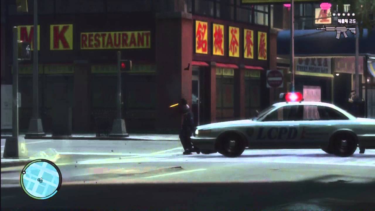GTA IV Robbing A Bank