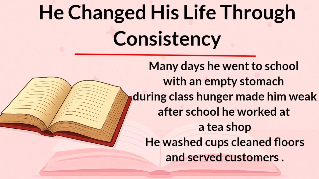 How To Learn English || A Poor Boy's Real Life Story in english || english speaking practice video
