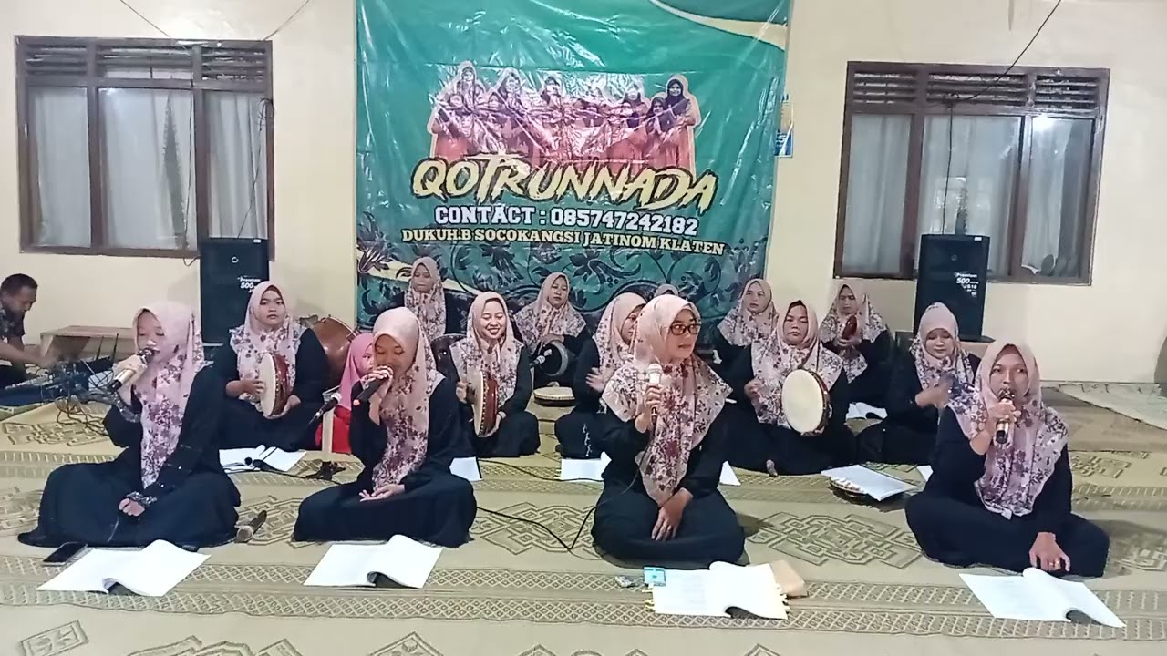 Sholawat Roqqot Aina , Qotrunnada Grup Hadroh Jatinom Klaten. 