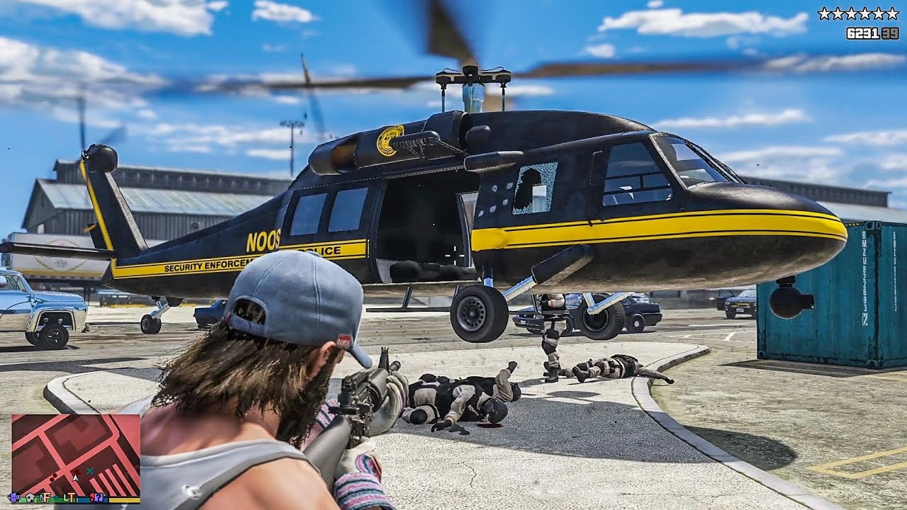 GTA 5 - Trevor's Slasher Gang Hideout Rampage + Ten Star Escape [R.D.E 4.1.2]