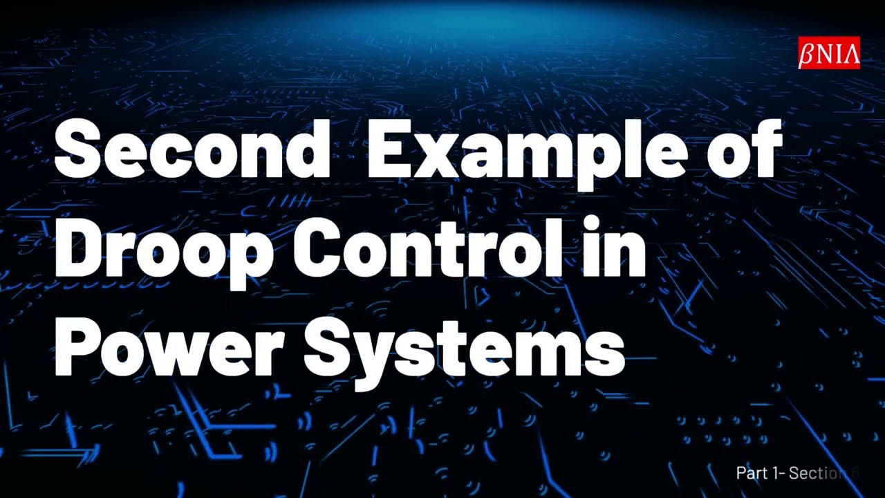 Second  Example of Droop Control in Power Systems