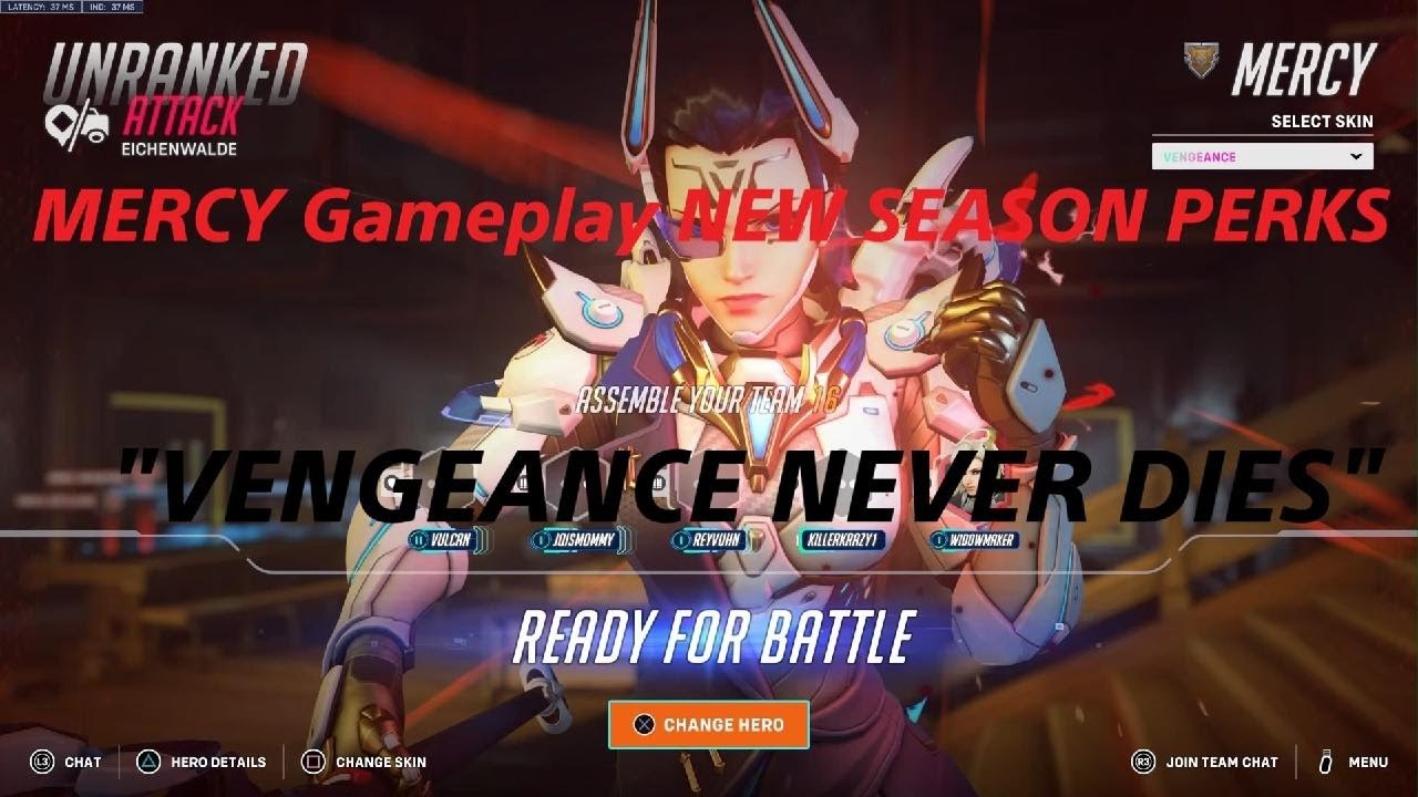 Overwatch 2- New Season PERKS And MERCY Gameplay
