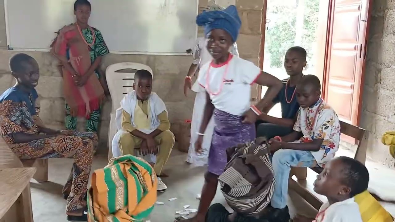 YORUBA DRAMA PRESENTATION OF STUDENTS FOR ASA DAY AT GRANDLOVE ACADEMY, OWODE-EDE, OSUN STATE.