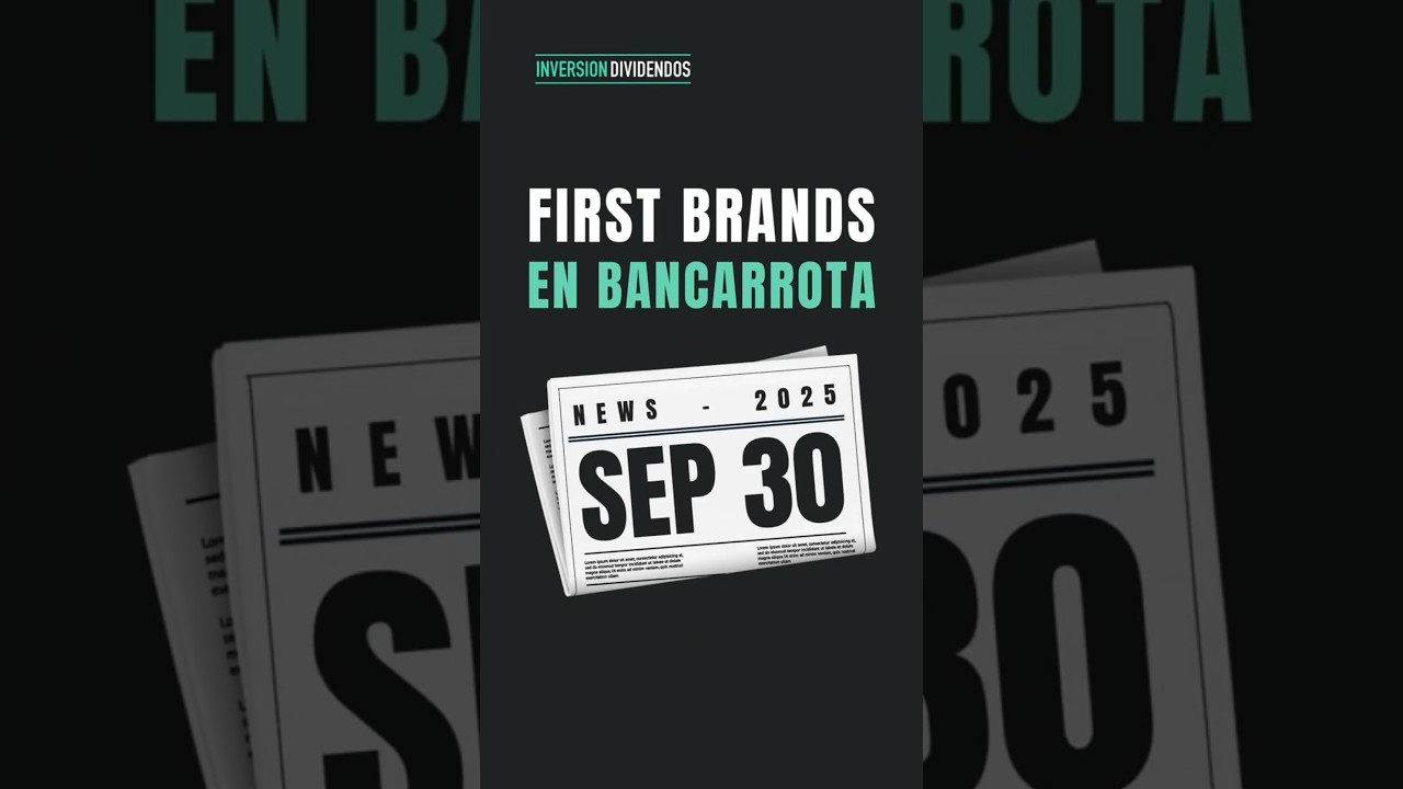 El fabricante de componentes para coches 🚗 First Brands ⚙️ se declara en quiebra 💥