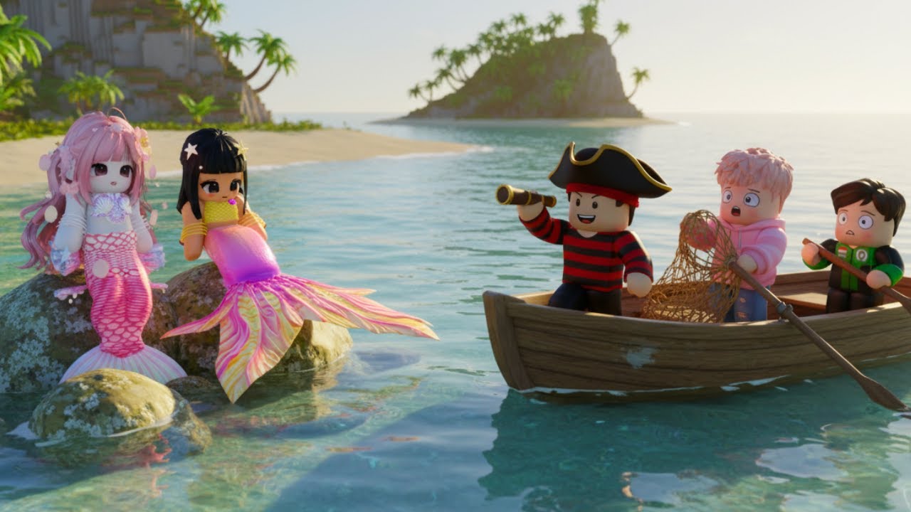 LIBURAN KE SANTORINI MIO & HANA JADI PUTRI DUYUNG!! Yuta Malah Mau Tangkap | Berry Avenue Indonesia