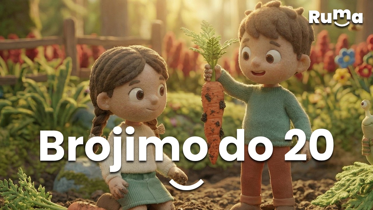 Brojimo do 20 u ogromnoj ba&scaron;ti | Umirujuće Priče Za Decu | Srpski Jezik