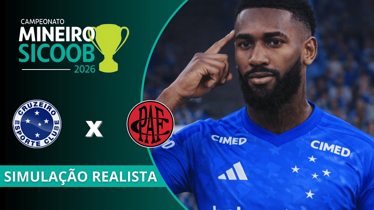 Cruzeiro vs Pouso Alegre | MINEIRO 2026 - Semifinal | PES 2026 GOGOZPATCH.
