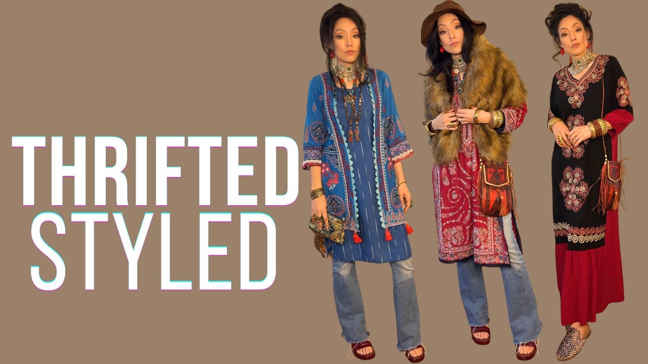 DC Thrift Fashion Style Up: Boho & Maximalist
