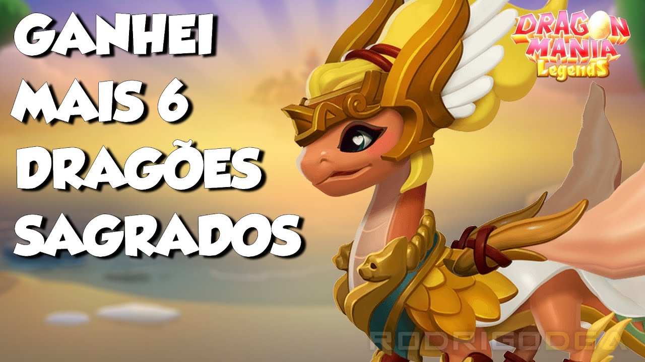 GANHEI O MELHOR DRAGÃO SAGRADO DO EVENTO NO DRAGON MANIA A LENDA