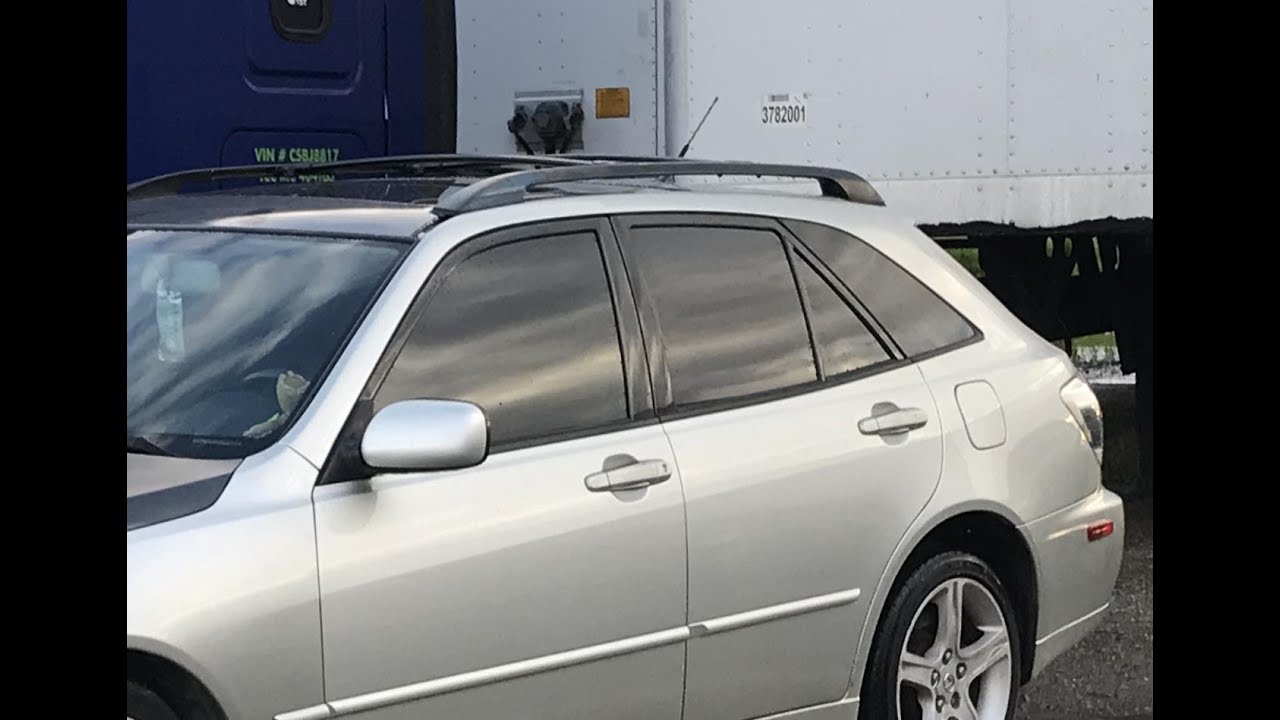 Lexus is300 Sportcross OEM rav4 roof rack retrofit
