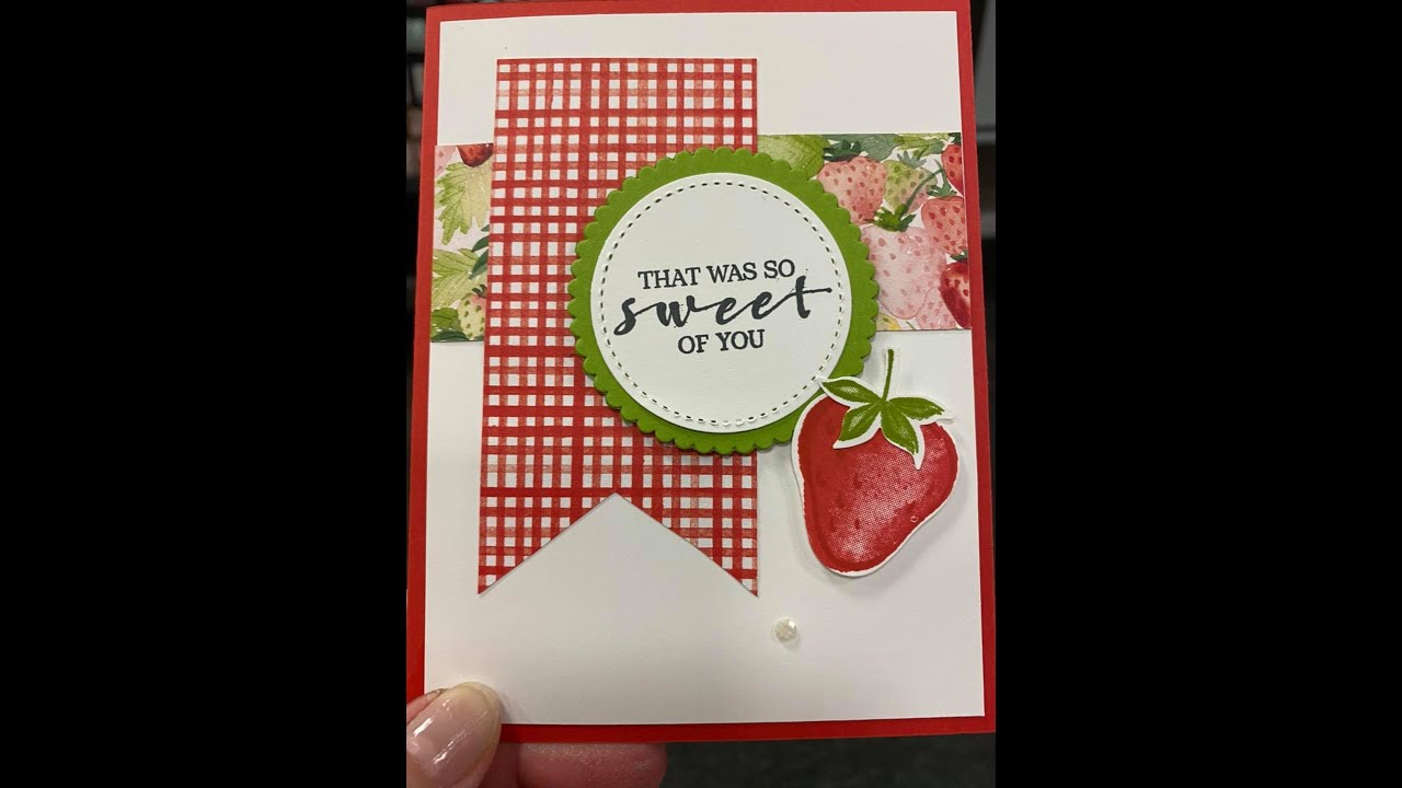 Stampin' Up! Sweet Strawberry Bundle FB Live 01.10.2021
