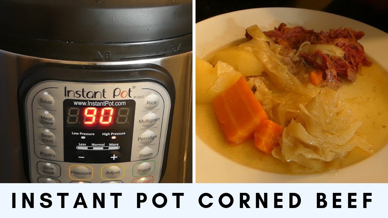 Instant Pot Corned Beef & Cabbage