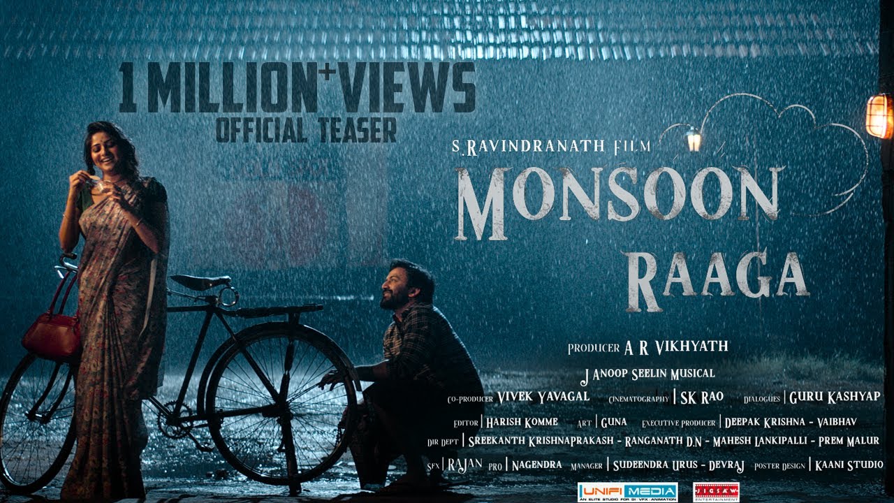 Monsoon Raaga - Official Teaser | Dhananjaya | Rachitha Ram | S Ravindranath | J Anoop Seelin