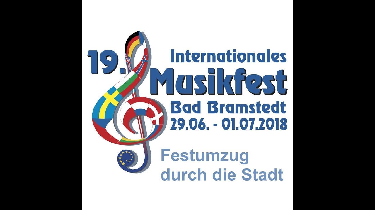19. Internationales Musikfest Bad Bramstedt 2018 Festumzug durch die Stadt