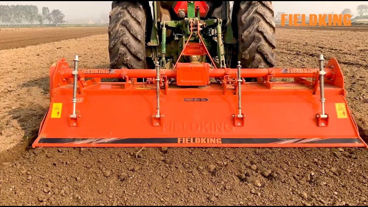 Fieldking Regular Series Rotary Tiller | Tractor Rotavator | Best Rotavator in India