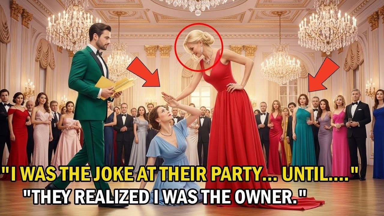 A Simple Woman Was Slapped and Thrown Out by the Rich at the Party… But She Secretly Owned ...