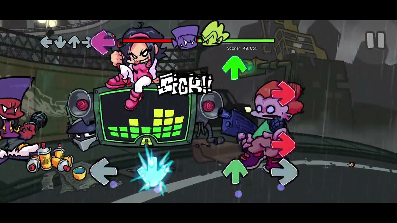 Pico vs Darnell full gameplay (DUE DEBTH)